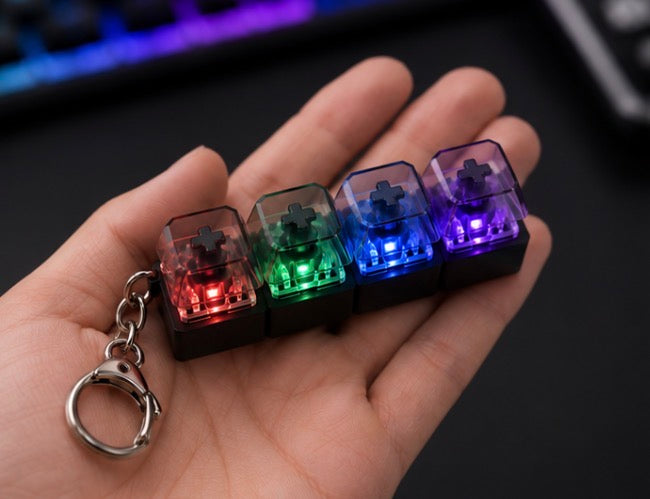 RGB Mini Keyboard Keychain ⌨️✨