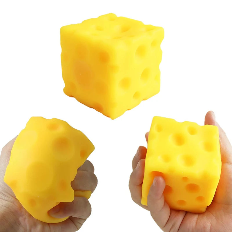 Soft Cheese Squishy Stress Toy 🧀✨