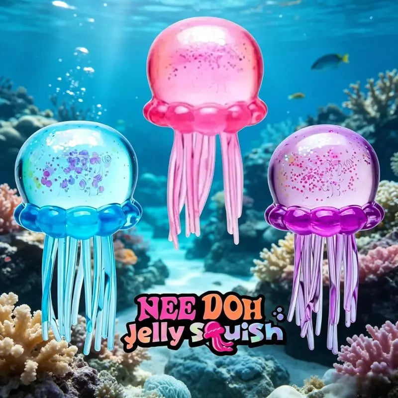 Jelly Squishy Octopus Toy 🪼✨