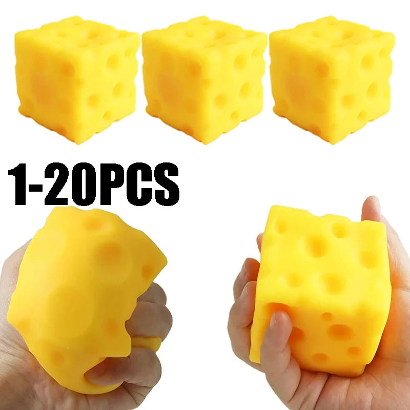Soft Cheese Squishy Stress Toy 🧀✨